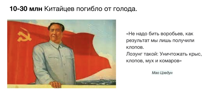 Итог кейса Мао и воробьёв