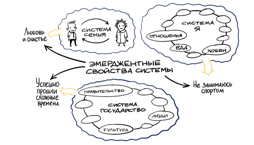 Эмерджентные свойства систем — семья, я, государство